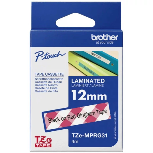 Brother TZe-MPRG31 12 mm széles 4 m hosszú szalagkazetta Brother