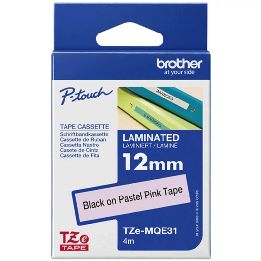 Brother TZe-MQE31 12 mm széles 4 m hosszú szalagkazetta Brother