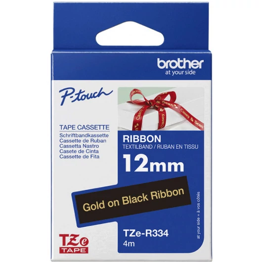 Brother TZe-R334 12 mm széles 4 m hosszú szövetszalag Brother