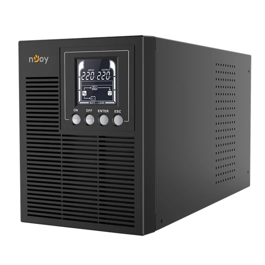 NJOY Szünetmentes ECHO PRO 1000, 1000VA, 800W, Online, LCD display