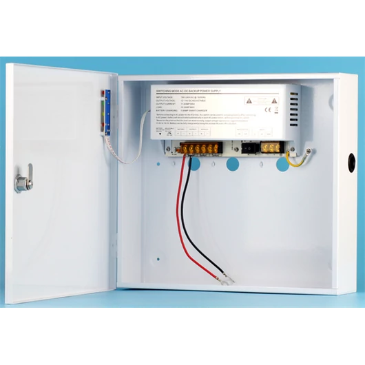 Walisec szünetmentesíthető tápegység - UPS120-12B (12-14V / 10A, IP20, 120W, Támogatott akkumulátor: 12V / 12Ah)