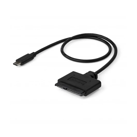 STARTECH USB 3.1 Type C SATA + Táp Átalakító Fekete 20cm