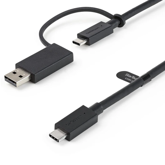 USB-C CABLE WITH USB-A ADAPTER .