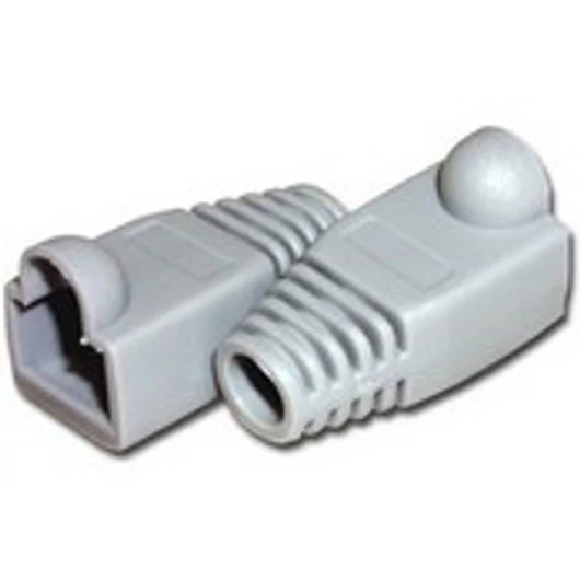 PRC Törésgátló Cat.5E UTP/FTP dugóhoz szürke 100db  (UTT0000)