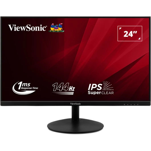 ViewSonic Monitor 23,8" - VA24E2-H  (IPS, 16:9, 1920x1080, 144Hz, 1ms, 250cd / m2, D-sub, HDMI, VESA)