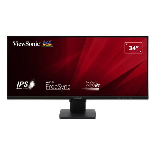 ViewSonic Monitor 34" - VA3456-MHDJ (IPS, 21:9, 3440x1440, 4ms, 420cd / m2, DP, HDMI*2, SPK, mag.áll)