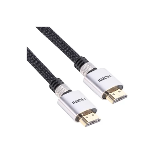 VCOM KÁBEL HDMI (APA-APA) 15M (V1.4, 19M/M, 3D) FEKETE-EZÜST