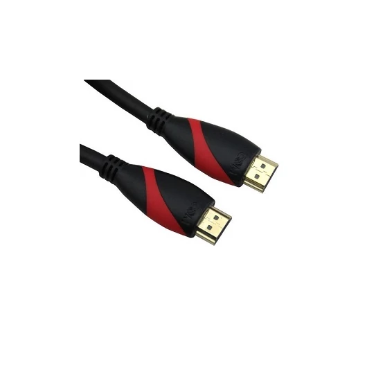 VCOM KÁBEL HDMI (APA-APA)  3M (v2.0, 19M/M, 3D) PIROS-FEKETE