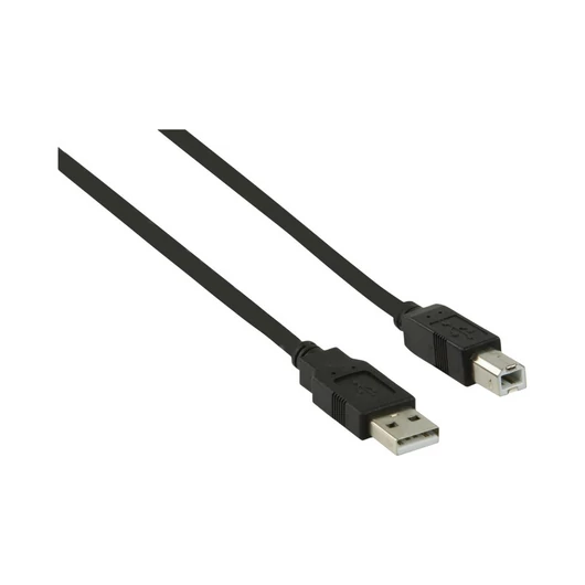VCOM kábel USB 2.0 printer 5m fekete premium (A/B)