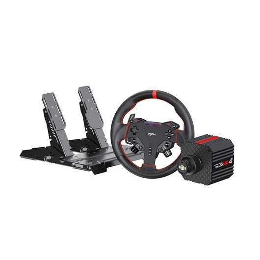 PXN csomag - VD4 F PC Szimulátor szett (Direct Drive, VD4 bázis + WAS kormány + PD HM pedál, fekete)