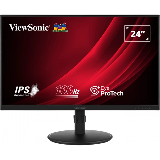 ViewSonic Monitor 24" - VG2408A (IPS, 100Hz 16:9, FHD, 5ms, 250cd / m2, D-sub, HDMI, DP, VESA, SPK, mag.áll, pivot)