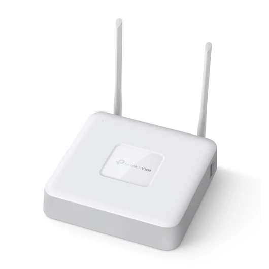 TP-link NVR rögzítő - NVR1108H-W (2,4GHz Wifi, 300Mbps; 8 csatorna; H265 + , 8MP, HDMI + VGA, 2xUSB, 1xSata(max10TB), audio)