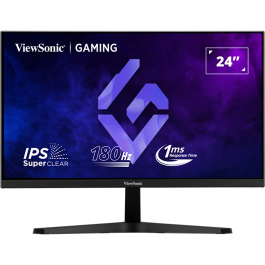 ViewSonic Gamer Monitor 24" - VX24G1-HD (IPS, 16:9, 1920x1080, 180Hz, 1ms, 300cd / m2, 2xHDMI, DP, VESA)