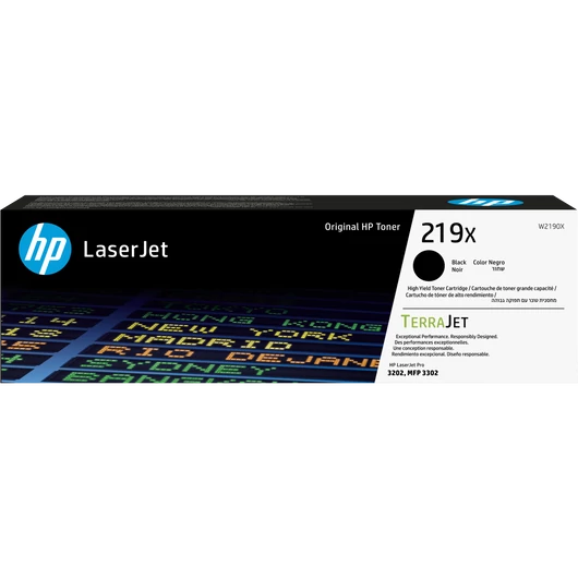 HP W2190X Toner Black 3.200 oldal kapacitás No.219X HP