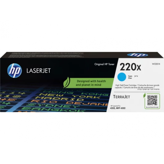 HP W2201X Toner Cyan 5.500 oldal kapacitás No.220X HP