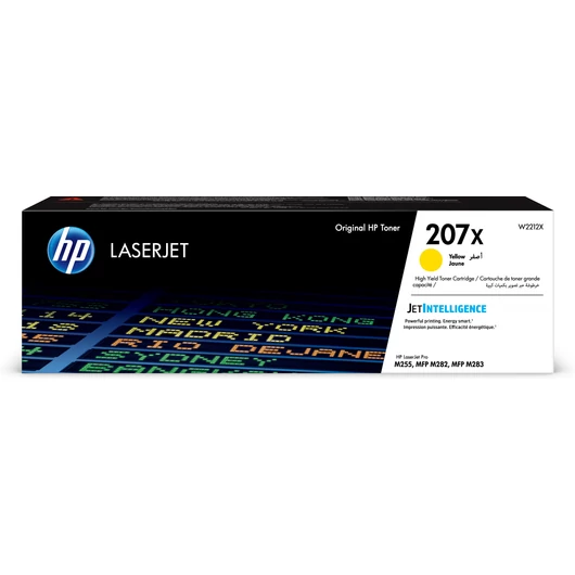 HP W2212X Toner Yellow 2.450 oldal kapacitás No.207 HP