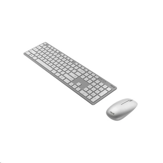 ASUS W5000 vezeték nélküli billentyűzet + optikai egér USB fehér