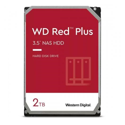 Western Digital HDD 2TB Red Plus 3,5" SATA3 5400rpm 512MB - WD20EFPX