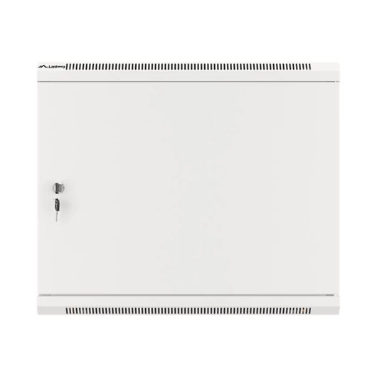 LANBERG Wall mount cabinet 19inch 9U 600x600 steel doors grey flat pack