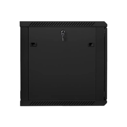 LANBERG WF01-6612-10B Lanberg 19 fali rack szekrény 12U 600x600mm fekete (üvegajtó)