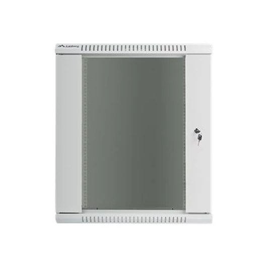 LANBERG WF01-6615-10S Lanberg 19 fali rack szekrény 15U 600x600mm szürke (üvegajtó)