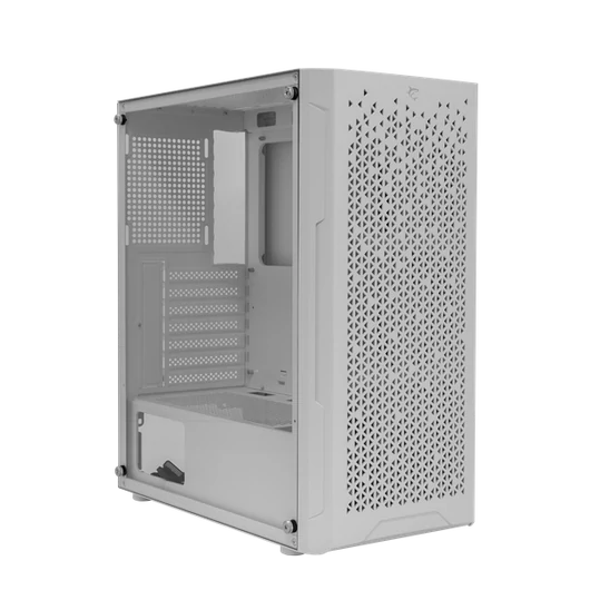 White Shark BULLET-WHITE GCC-2303 Számítógép ház, fehér ATX mid Tower ATX / M-ATX / ITX