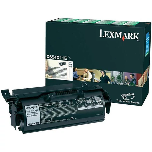 Lexmark X654/656/658 Extra High Return Toner 36K (Eredeti) X654X11E Lexmark