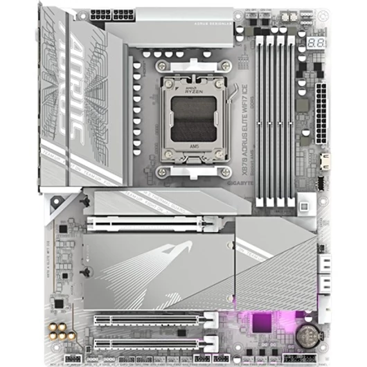 Gigabyte X870E AORUS ELITE WIFI7 ICE desktop alaplap ATX