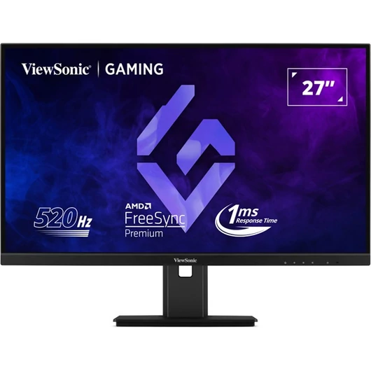ViewSonic Monitor 27" - XG2737 (IPS, 520Hz 16:9, FHD, 1ms, 400cd / m2, HDMI2,1, DP, VESA, SPK, mag.áll, pivot)