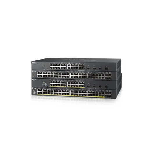ZYXEL XGS1930-52HP-EU0101F Zyxel XGS1930-52HP 48-port GbE L2+ PoE 802.3at 375W Switch, 4x 10GbE SFP+ ports