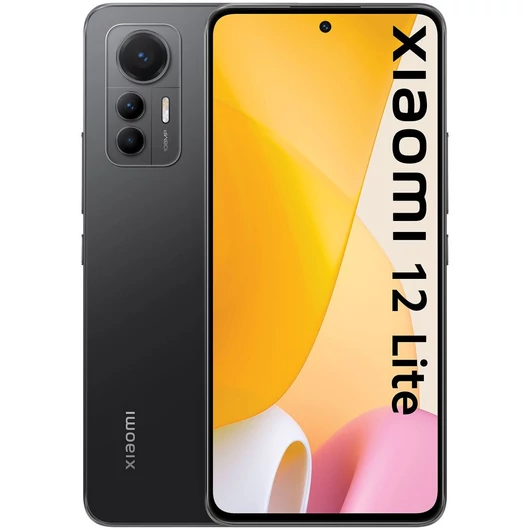 Xiaomi 12 Lite 8/128GB Dual-Sim mobiltelefon fekete