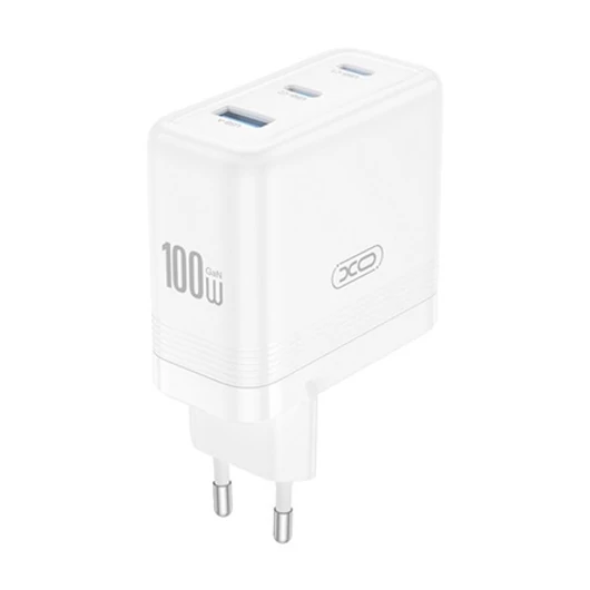 XO CE35 100W univerzális hálózati töltő adapter fehér