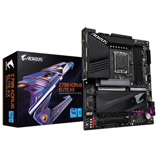 GIGABYTE Alaplap S1700 Z790 AORUS ELITE AX INTEL Z790, ATX