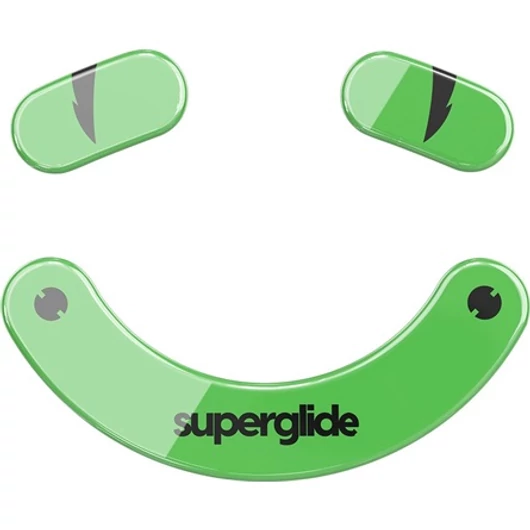 Superglide Glass Skates for Razer Viper v2 - green
