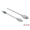 Delock Kábel - 82244 (USB-A 2.0 -> USB-A 2.0 hosszabitó kábel, apa / anya, 0,3m)