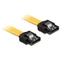 Delock SATA 3 F / F adatkábel 0.2m sárga