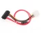 Gembird SATA -> SATA All-in-One F / F adatkábel 0.35m piros
