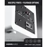 Kép 2/3 - Majority Hangszóró 2.0 - D100X Fehér (100W, Bluetooth 5.3, USB, AUX, HDMI ARC, RCA, USB, Optikai, Távírányító)