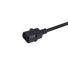 Kép 3/6 - Equip Tápkábel - 112106 (PC tápkábel hosszabbító, C14 to CEE 7 / 3, fekete, 25cm)
