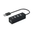 Kép 4/4 - Equip-Life USB Hub - 128955 (4 Port, USB2.0, USB tápellátás, kompakt dizájn, fekete)