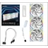 Kép 11/11 - Ventilátor Lian Li UNI FAN SL Wireless ARGB PWM Fordított lapát - 120mm, fehér, 3db-os csomag