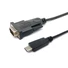 Kép 1/8 - Equip Kábel - 133392 (USB-C to Serial (DB9), fekete, 1,5m)