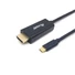 Kép 1/7 - Equip Kábel - 133411 (USB-C to HDMI, apa / apa, 4K / 30Hz, műanyag burkolat, 1m)