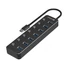Kép 1/2 - Sandberg USB Hub - USB 3.0 Hub 7 Ports (Bemenet: USB-A 3.0, Kimenet: 7x USB-A 3.0, 24cm, fekete)