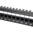 Kép 4/7 - Equip Patch panel - 135425 (24 port, Cat6, árnyékolatlan, fekete)