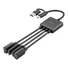 Kép 1/4 - Sandberg USB Hub - USB-C / A to 2A + 2C Splitter