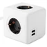 Kép 2/4 - Allocacoc PowerCube Extended USB hálózati elosztó 1.5m fehér-szürke  (1402GY/DEEUPC)