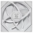 Kép 3/4 - Ventilátor Lian Li UNI FAN TL LCD Wireless ARGB, PWM - fordított légáram, 140mm, fehér