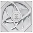 Kép 3/4 - Ventilátor Lian Li UNI FAN TL LCD Wireless ARGB, PWM - 140 mm, fehér