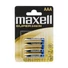 Kép 1/2 - Maxell Elem - Szuper Alkáli elem,  4db AAA (LR03), 1,5V (no mercury)